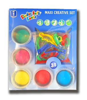 KINDER SOFT KNETE – Creative Set (lufttrocknend & bemalbar)